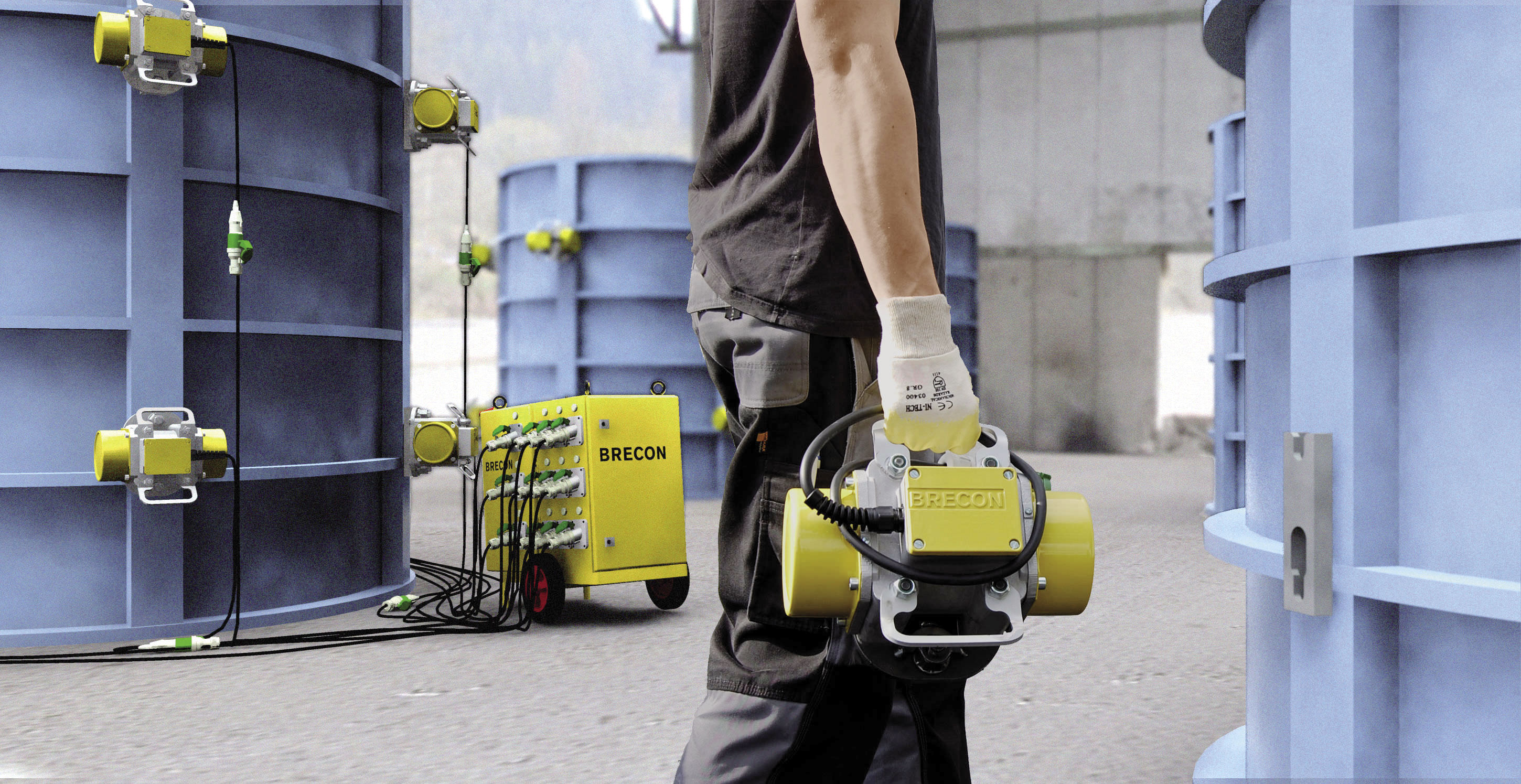 External or Shutter Vibrators for Concrete