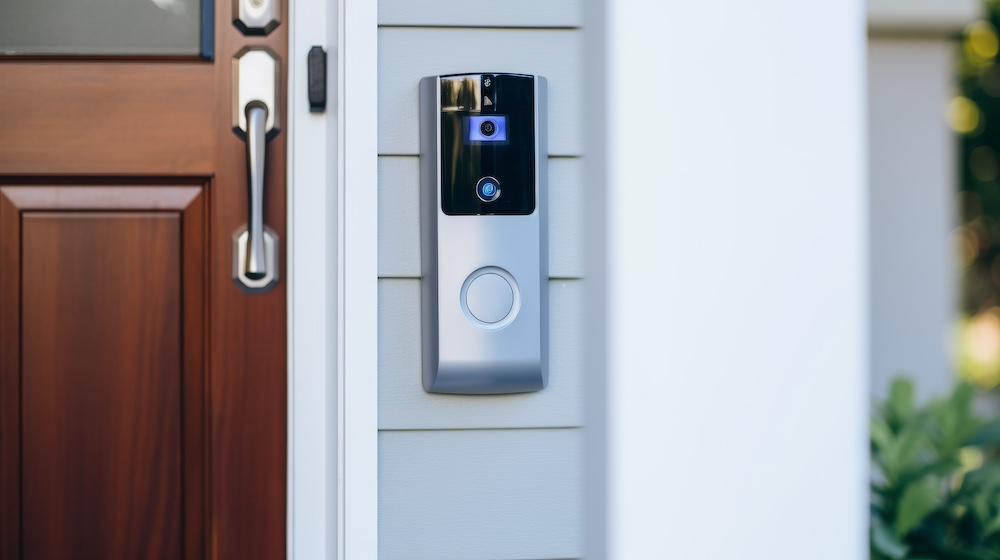 Fingerprint Scanner Door Handle