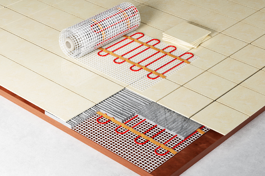 Heated floors
