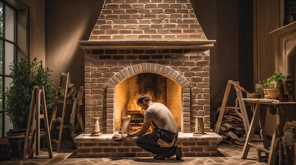 Maintenance of indoor fireplace