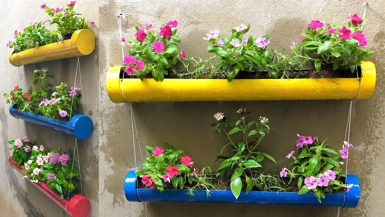 PVC Pipes for Hanging Garden