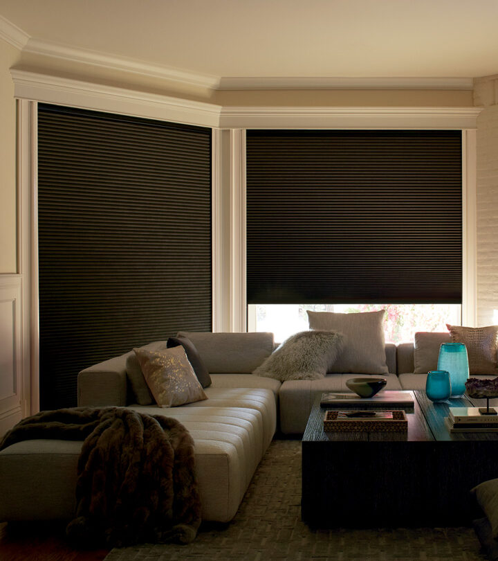 Room darkening shades