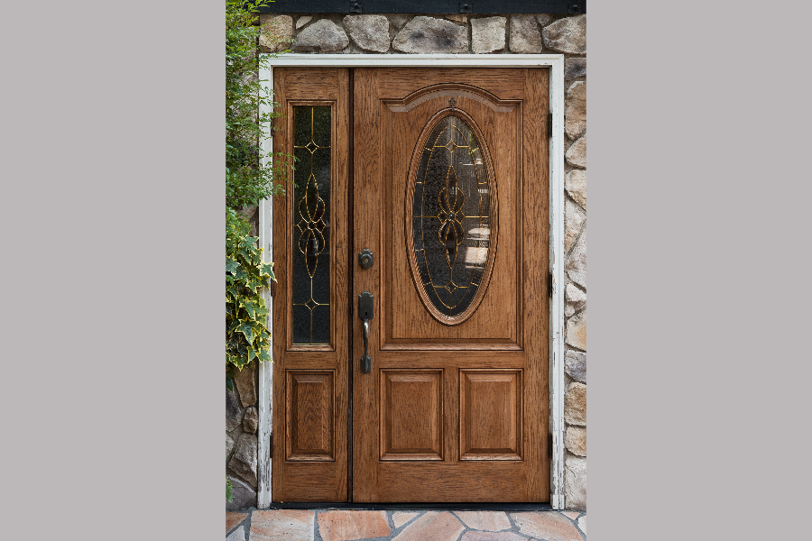 Solid wood door
