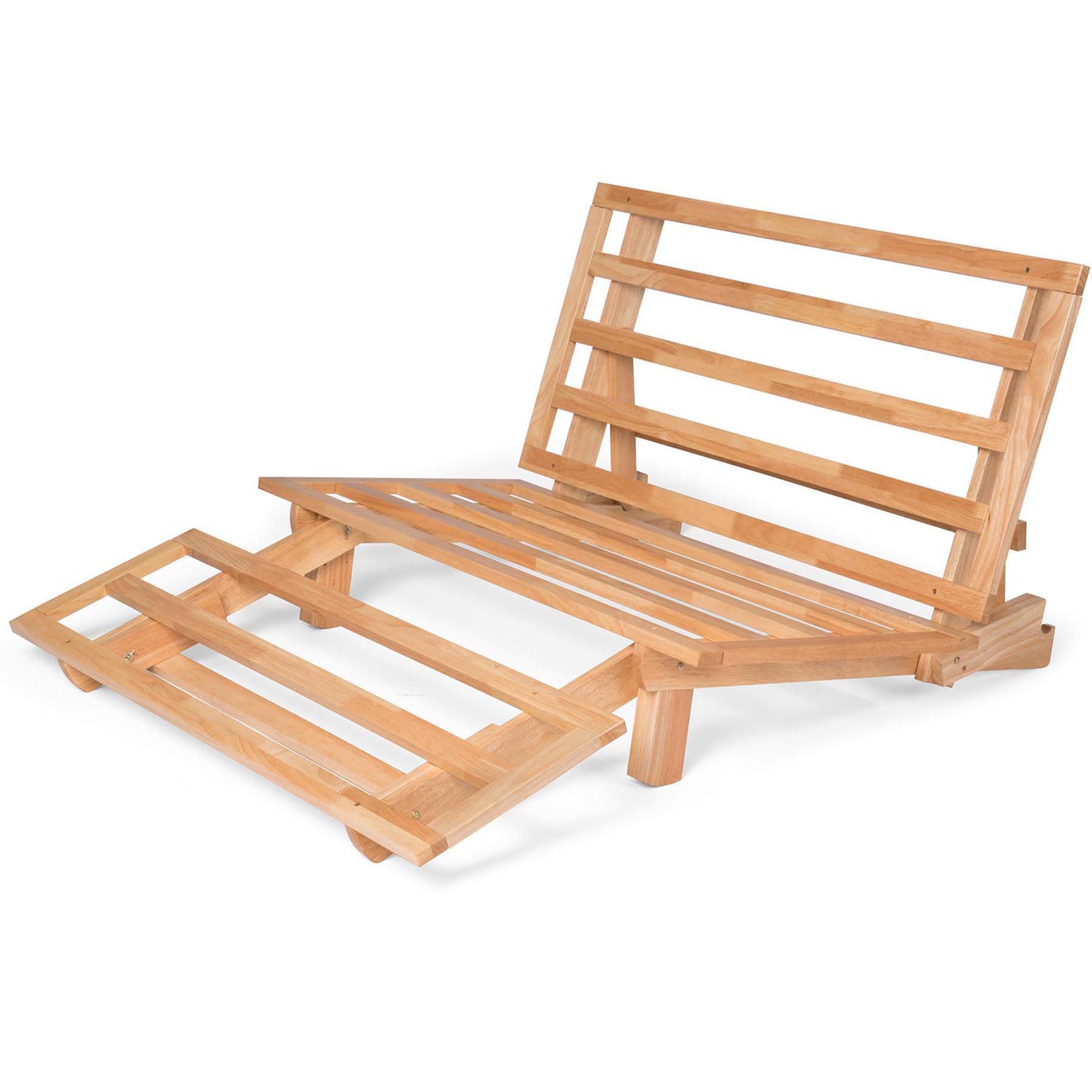 Tri-fold futon frame
