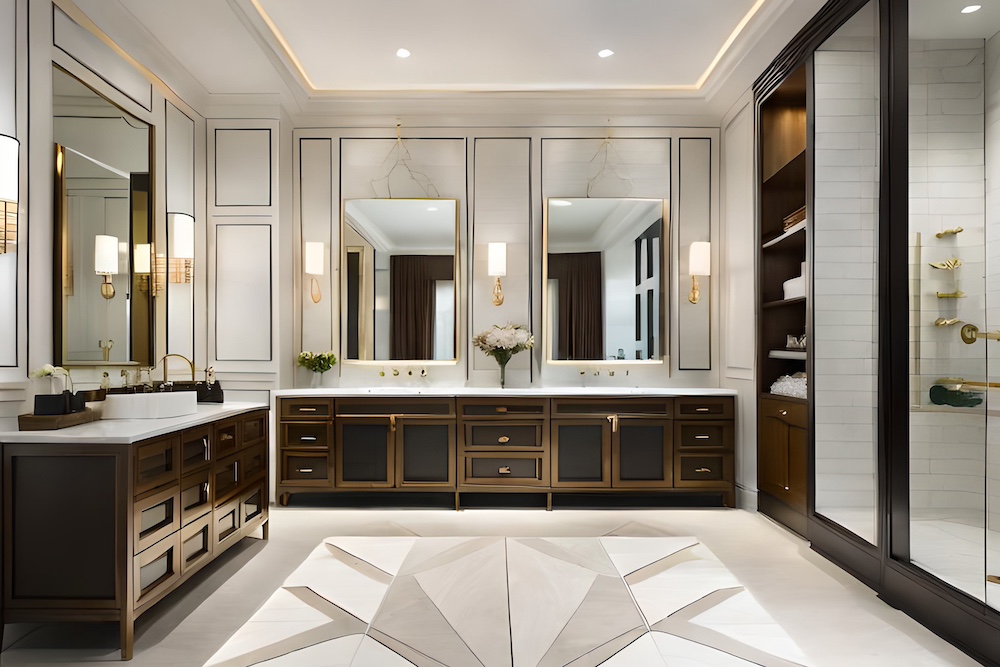 Bathroom Closet with Mirror