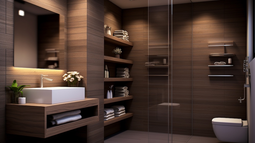 Built-In Bathroom Closets