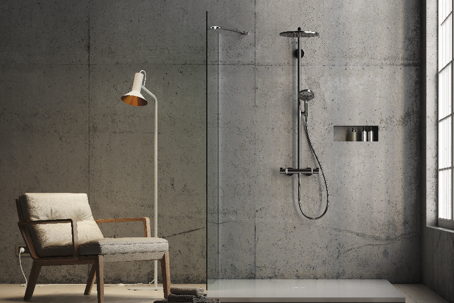 Industrial Style Shower Room