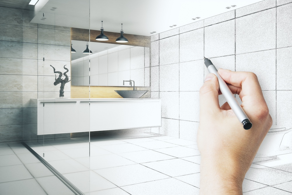 Outline the Bathroom Renovation Design
