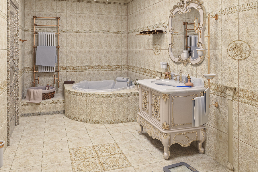 Retro Style Shower Room