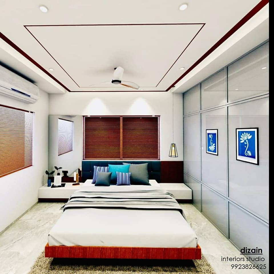 Grey and White Modern Bedroom