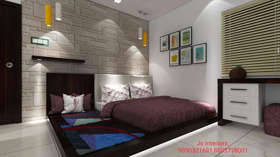 Low Height Wooden Bed