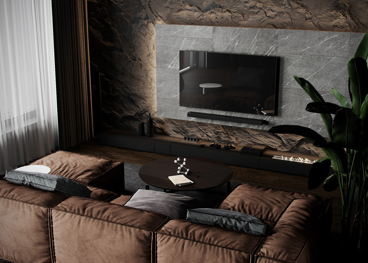 Earthy Modern Black