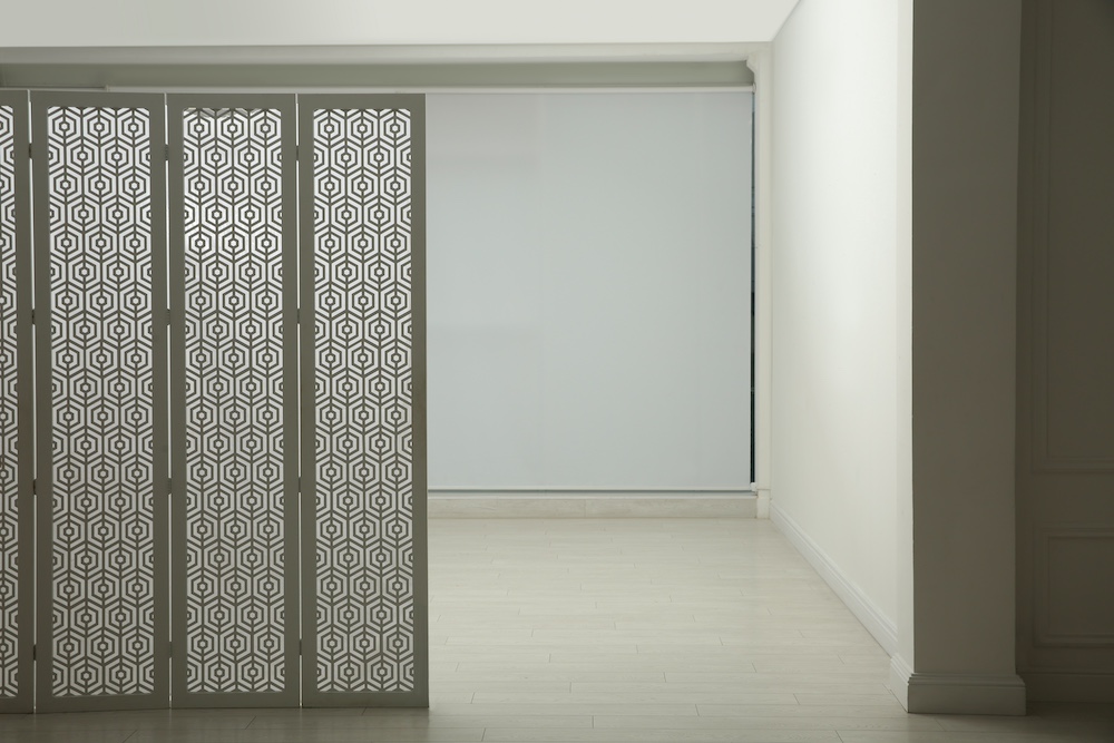 Folding Screen to Hide Messy Wall