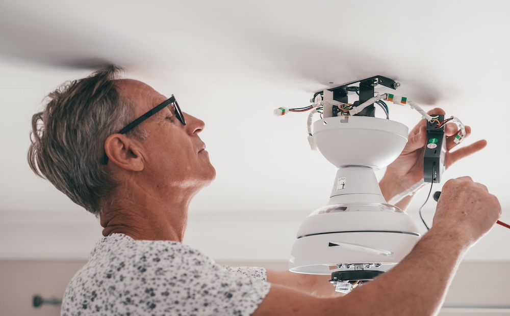 Set up the Ceiling Fan