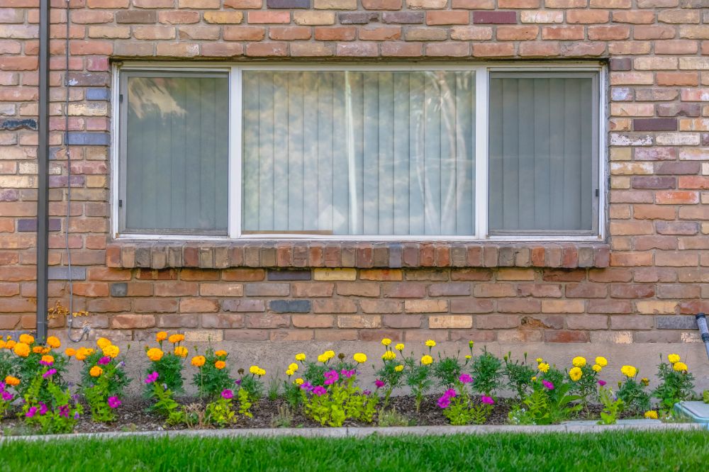 Small Front Yard Garden Below a Window
