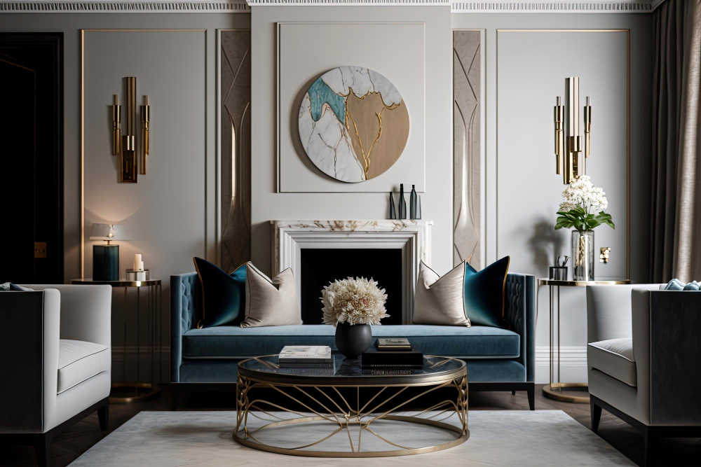 Wall Art above Fireplace