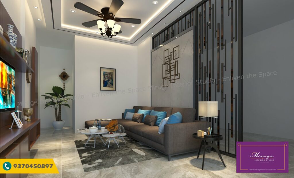 Modern Living Space is a Confluence of Textures and Patterns