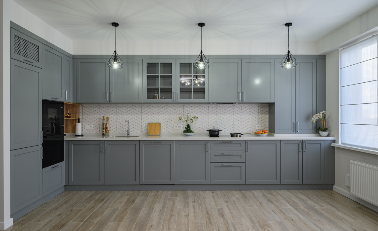 Backsplash Ideas for Light Grey Kitchen Cabinets