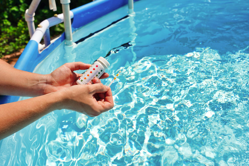 Checking Swimming Pool Water Quality