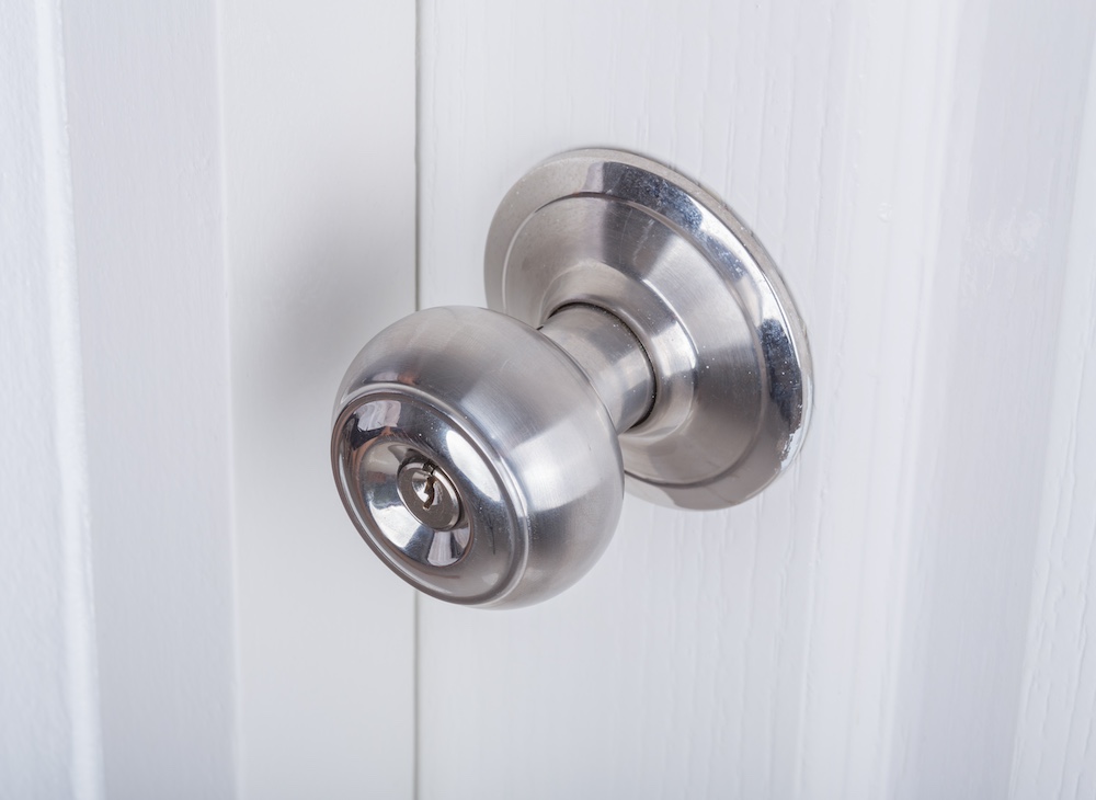 Chrome Finish Door Knob