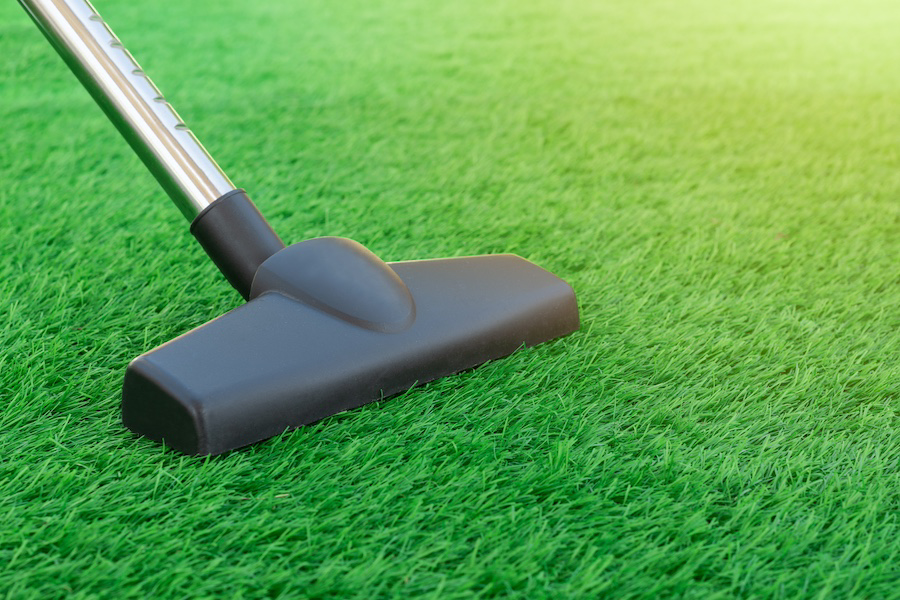 Cleaning of Artificial Grass