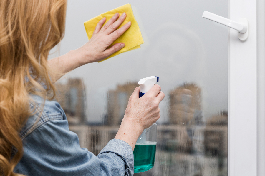 Cleaning of Paint from Window Glass