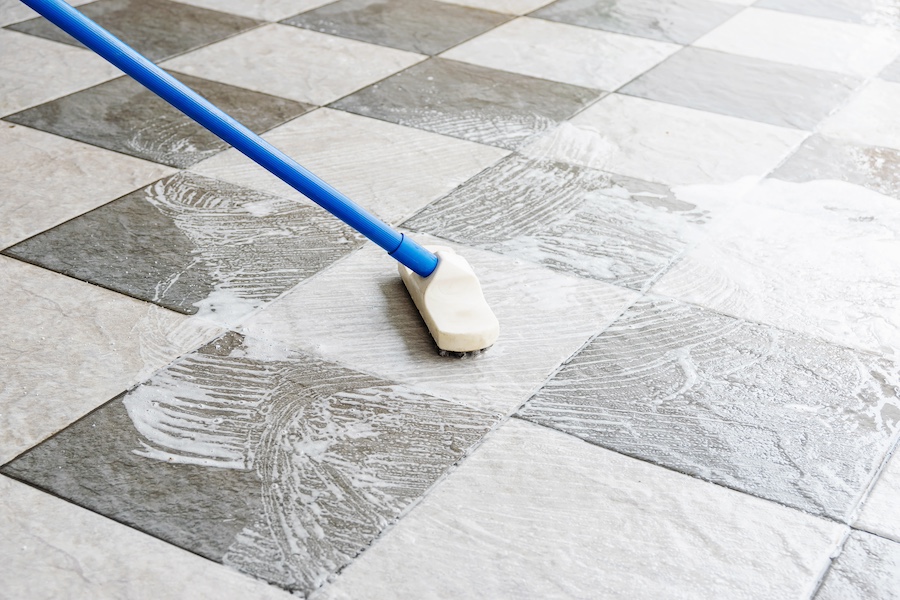 Cleaning of Stone Floors