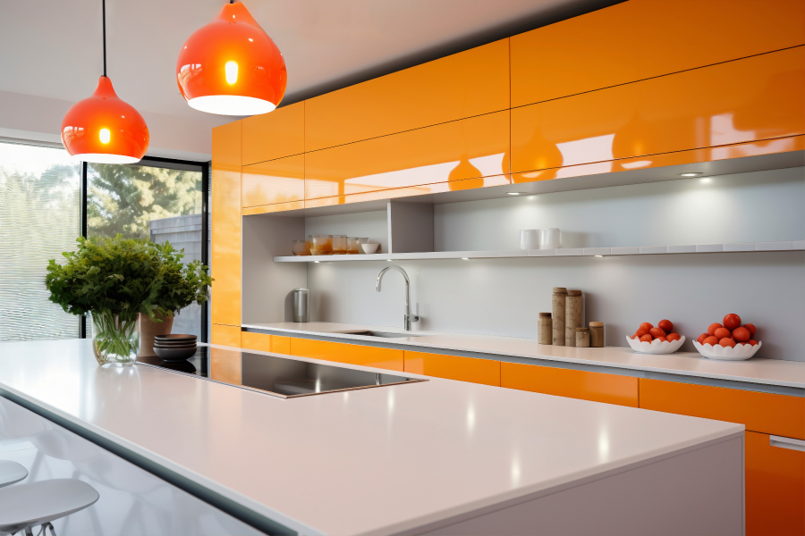 Clear Kitchen Countertop