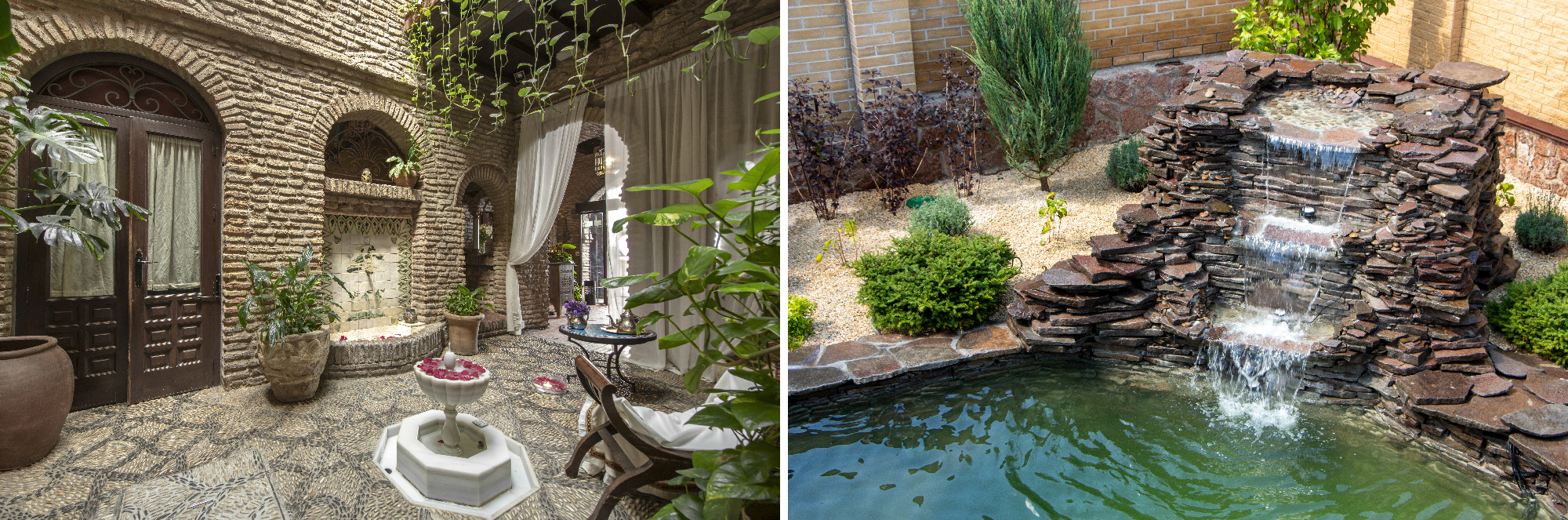 Courtyard with a Touch of Nature