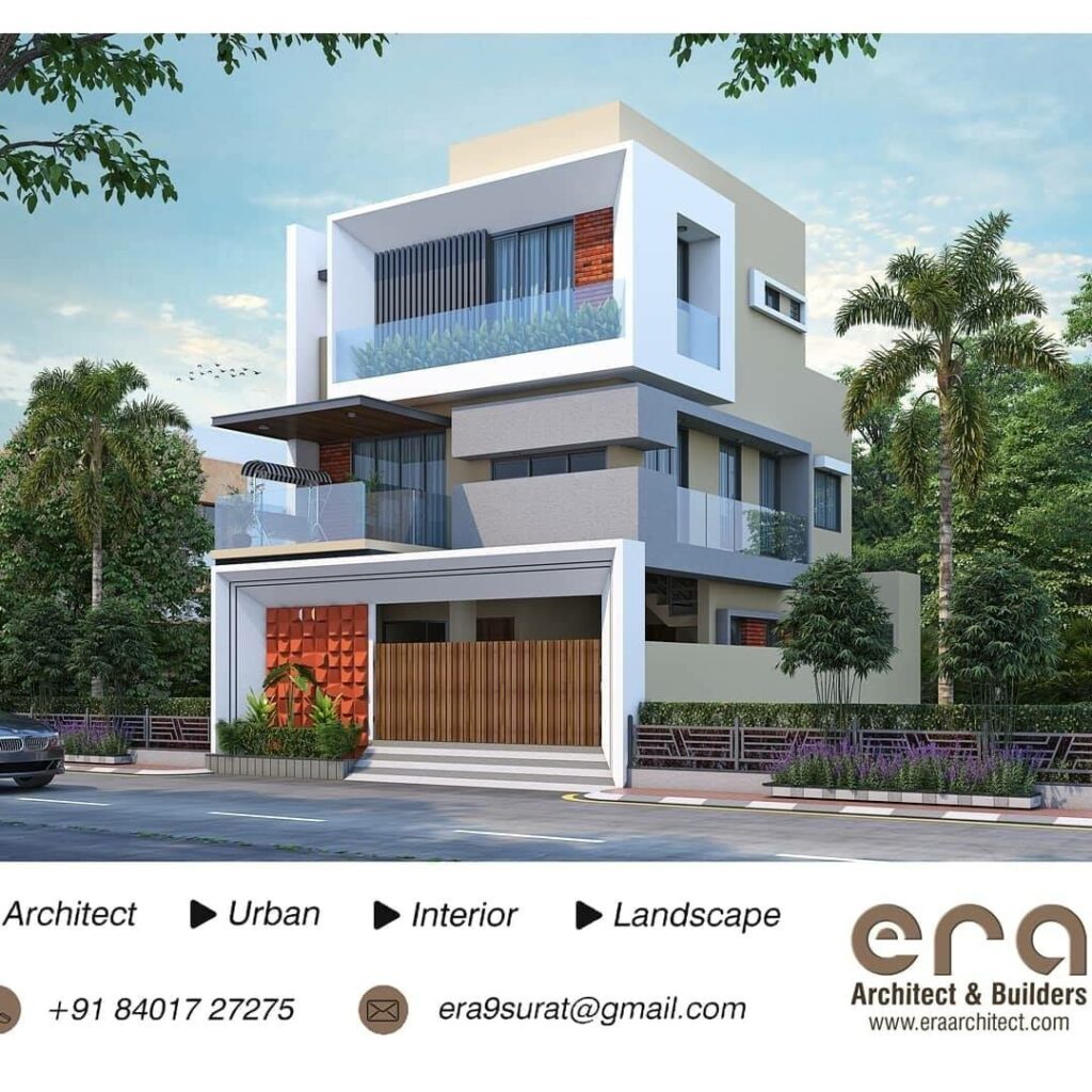Three Storey Modern House