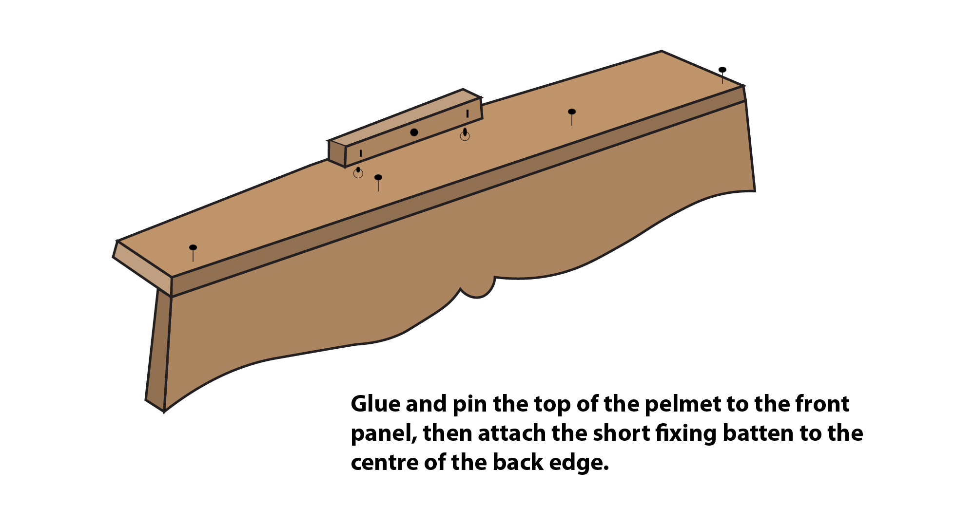 Measure Window and Cutting Wood for Pelmet