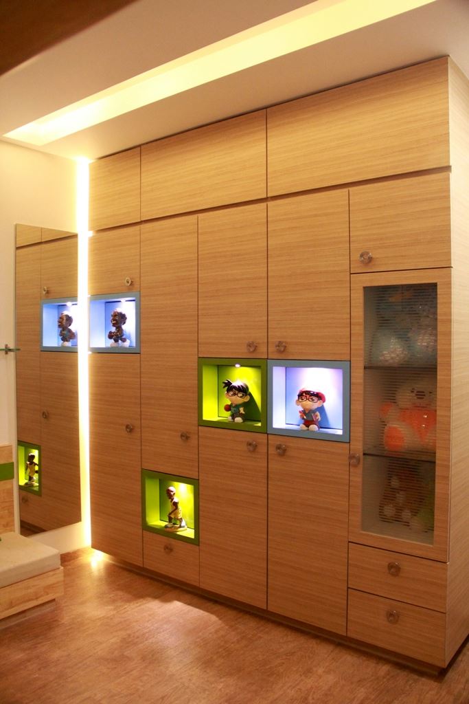 Playful Cupboard Design Features Dedicated Niches for Toys
