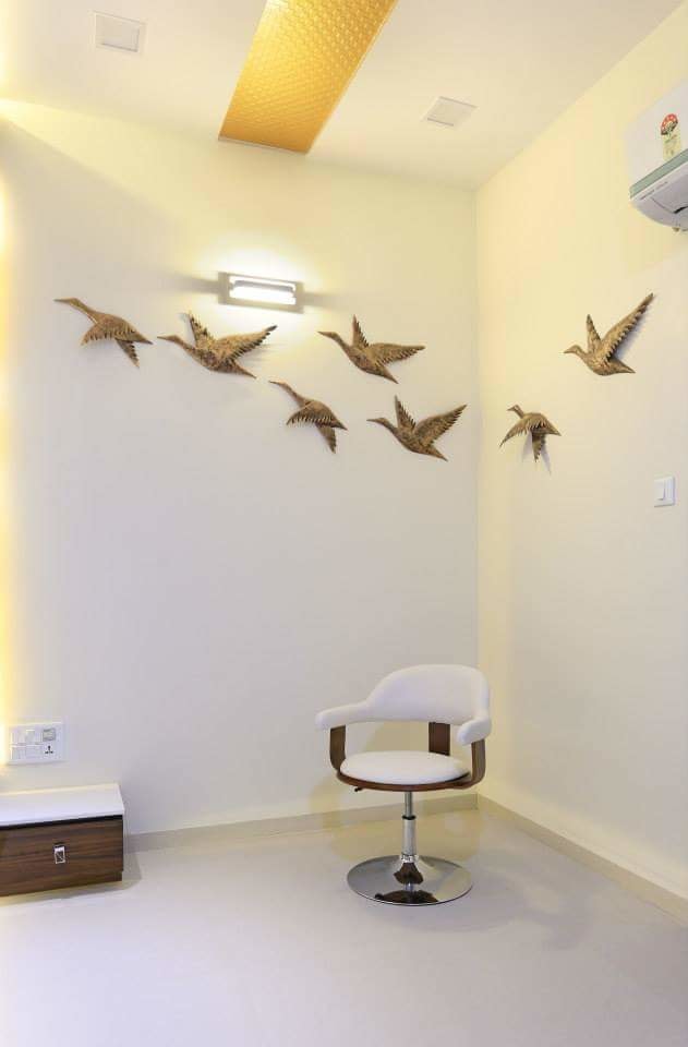 Walls Showcase a Captivating Mural of Birds in Flight