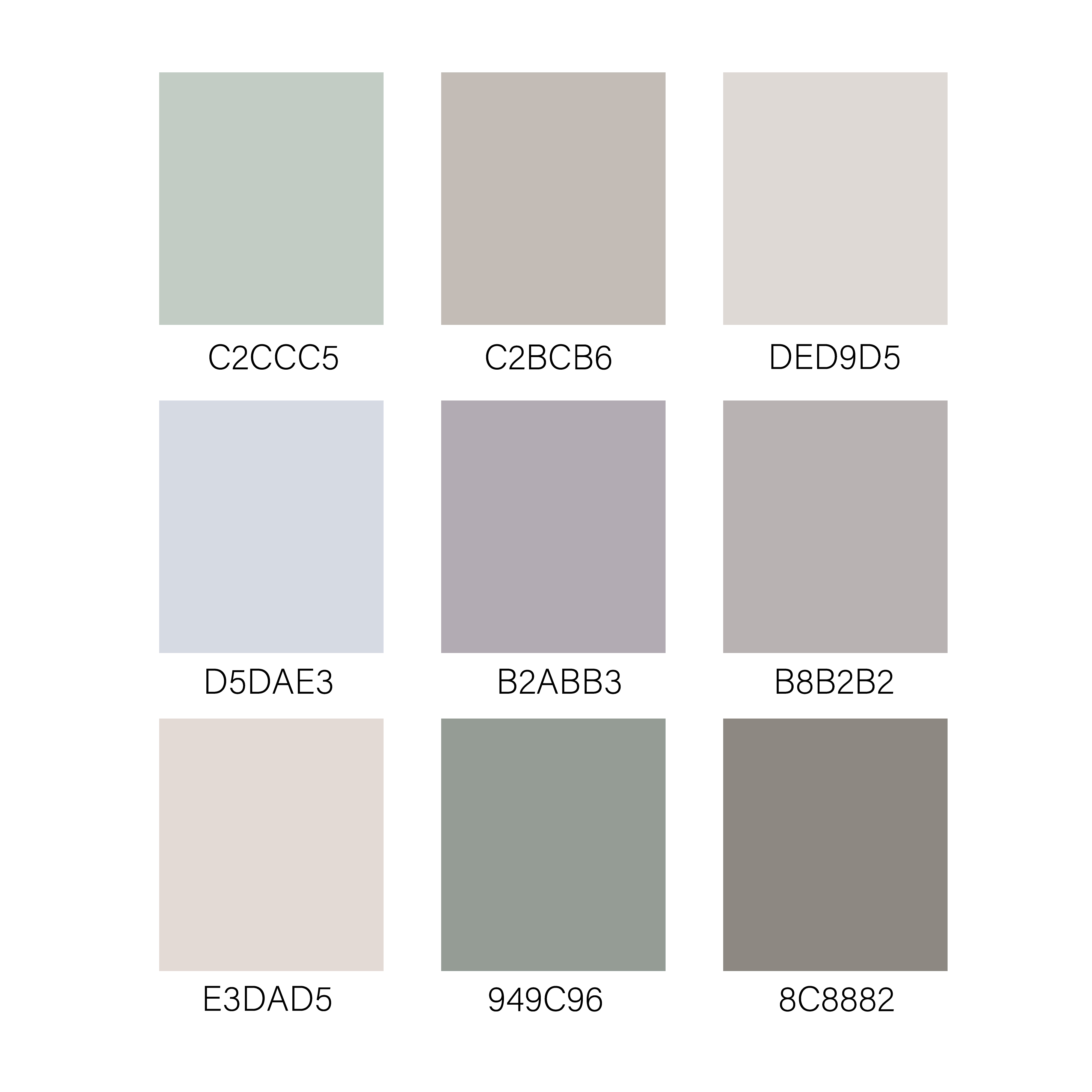 Neutral Colour Palette