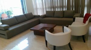 Modern Attached Living and Dining Room