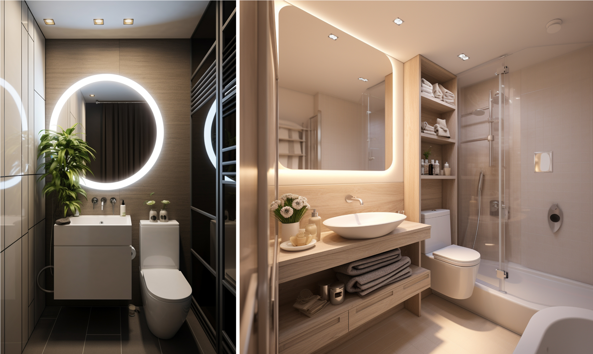 Energy Efficient Lighting in Bathroom