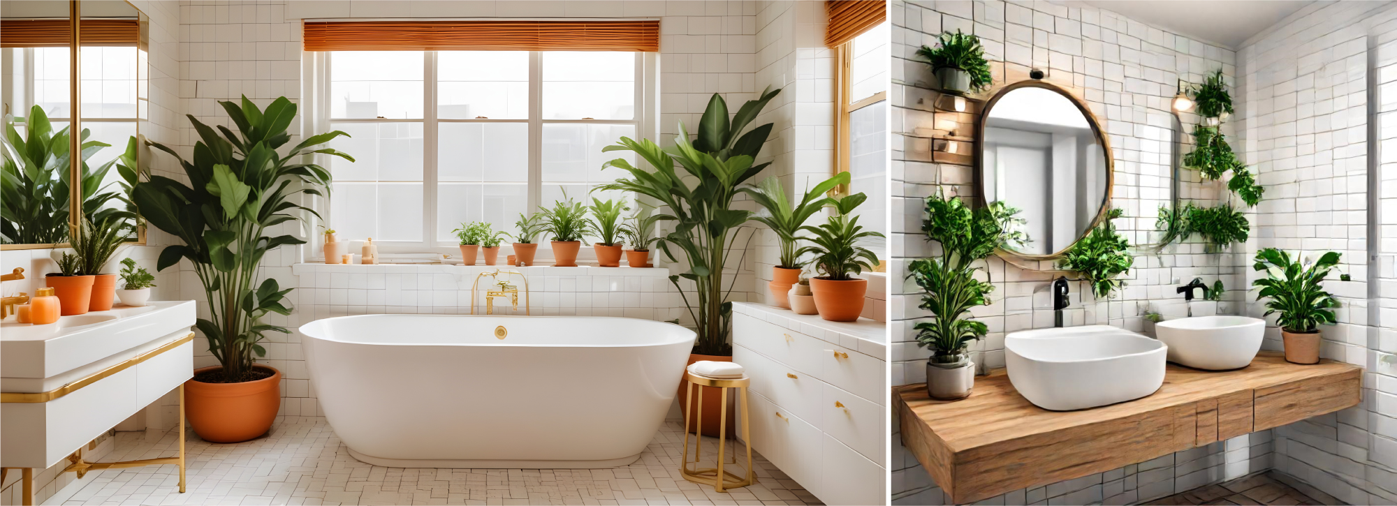 Green Accents with Plants