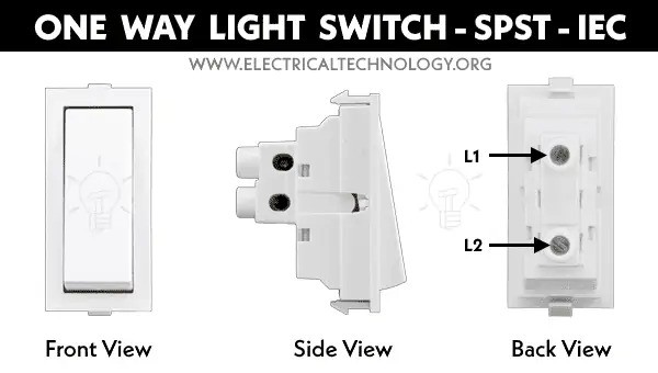 One-Way Switch or Single-Pole Switch