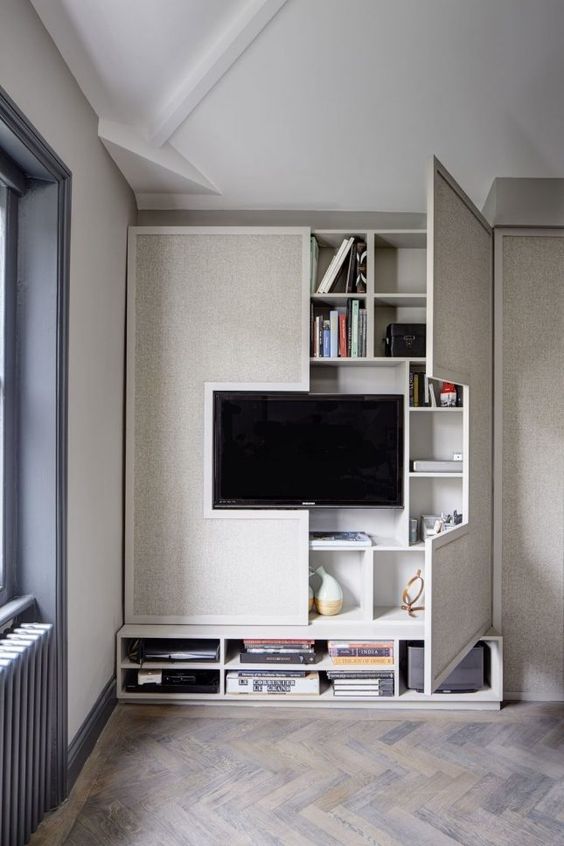 Over-the-Door Organizers Glass TV Stand TV Stand