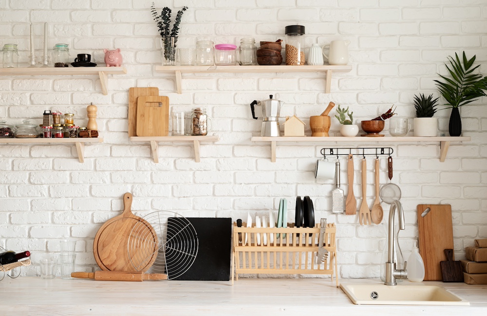 Putting Pan and Pots near Cooking Station