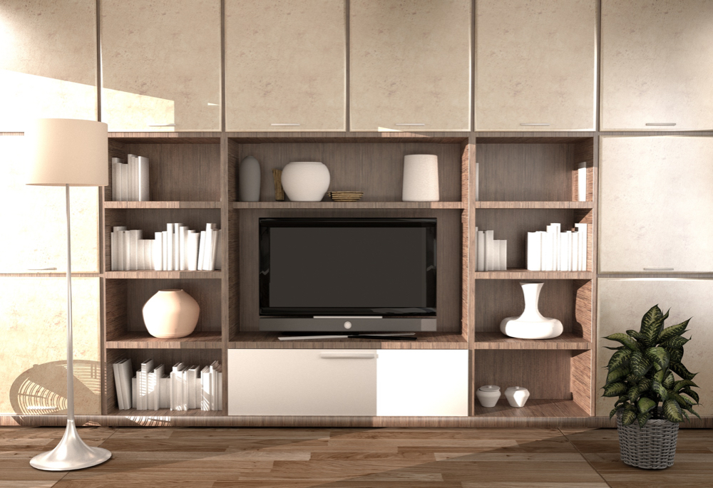 Wall Flushed TV Stand