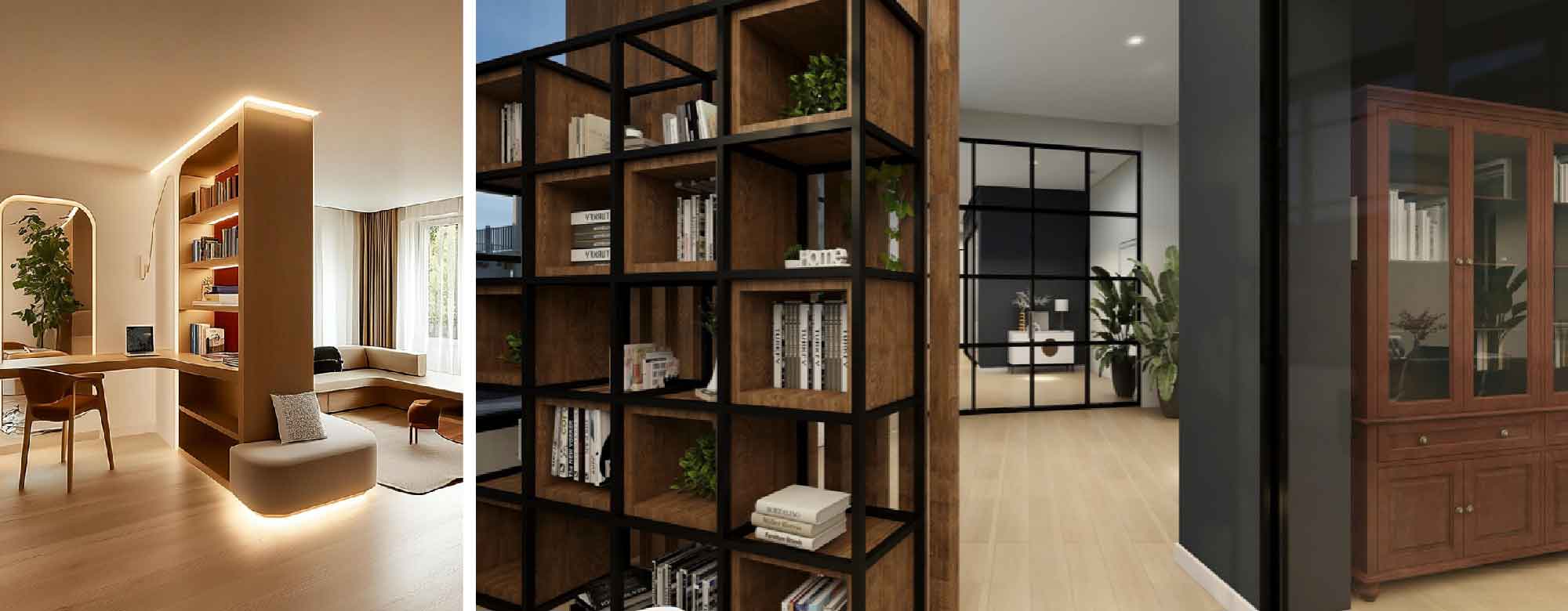 Bookcase Room Dividers