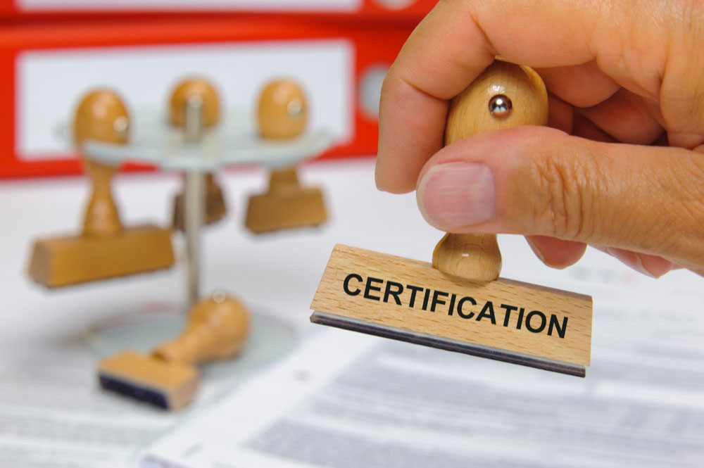 Licenses and Certifications