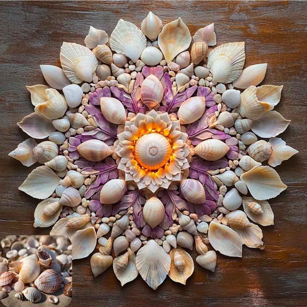 Seashells Rangoli
