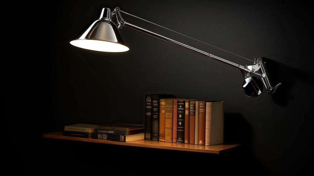 Wall mounted reading light