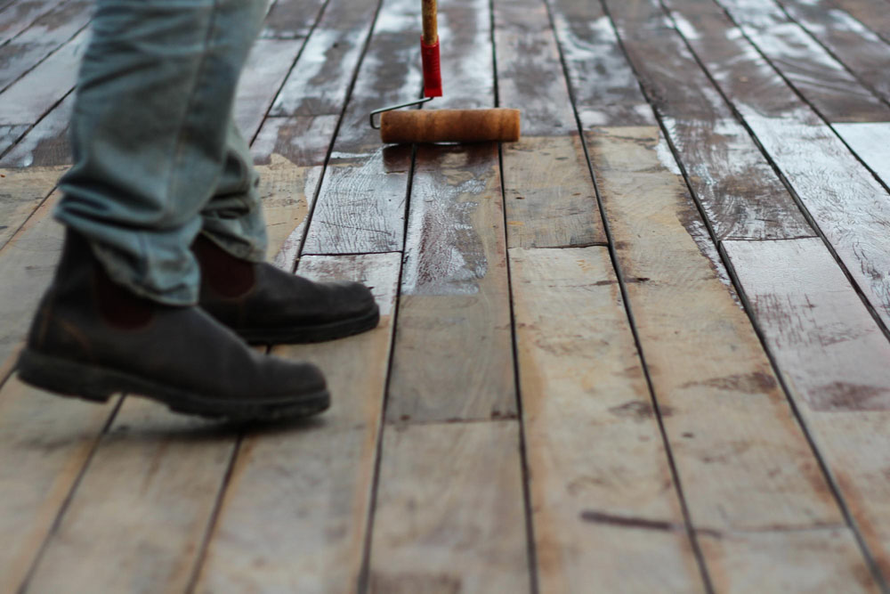 Apply Weatherproof Deck Sealants