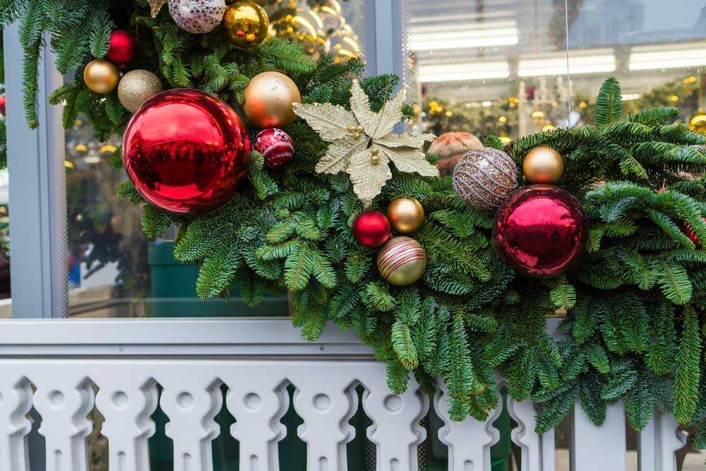 Enlarged Christmas Ornaments