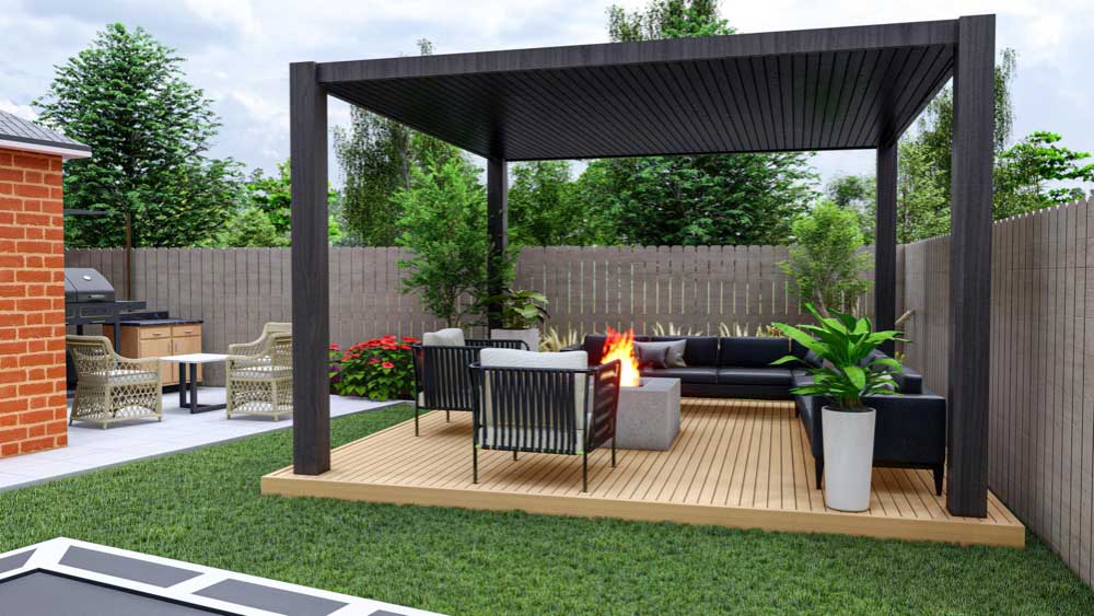 Installing Pergolas around Deck