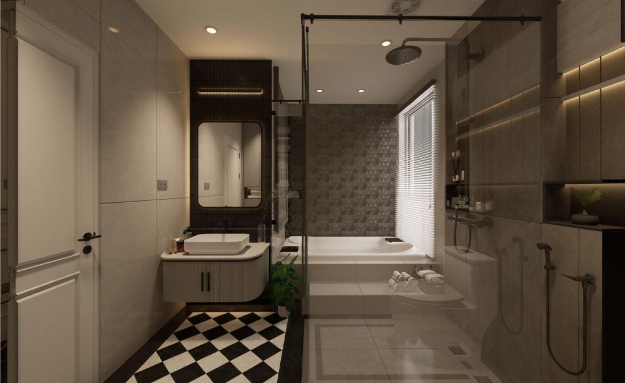 Transform a Small Bathroom Using 3D Visualization