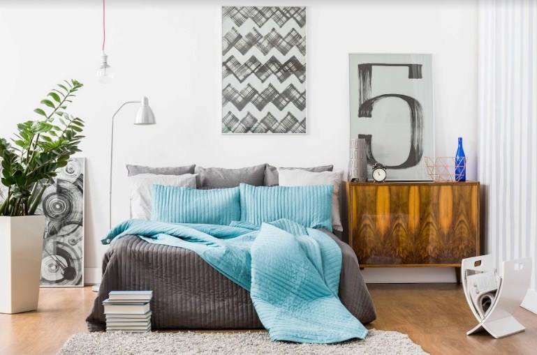 Beautiful Bedroom Setup with Modern Amenities